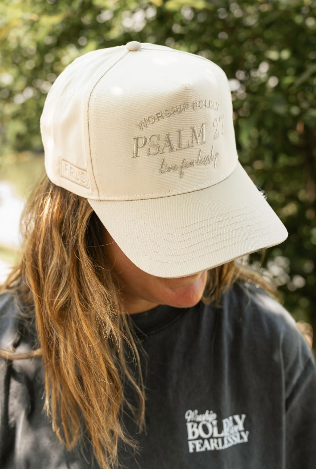 Psalm 27 Hat - Cream