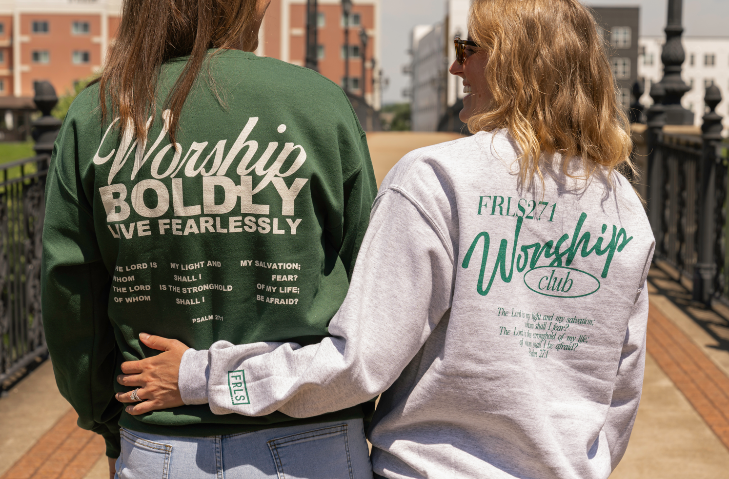 Worship Boldly Crewneck - Forest Green