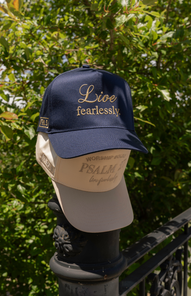 Psalm 27 Hat - Cream
