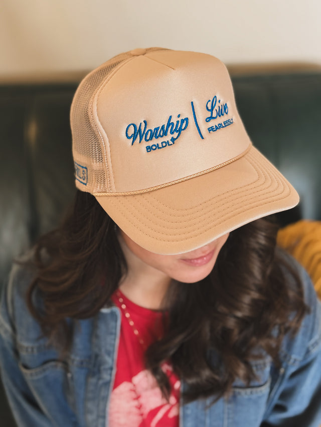 Worship Boldly Trucker Hat