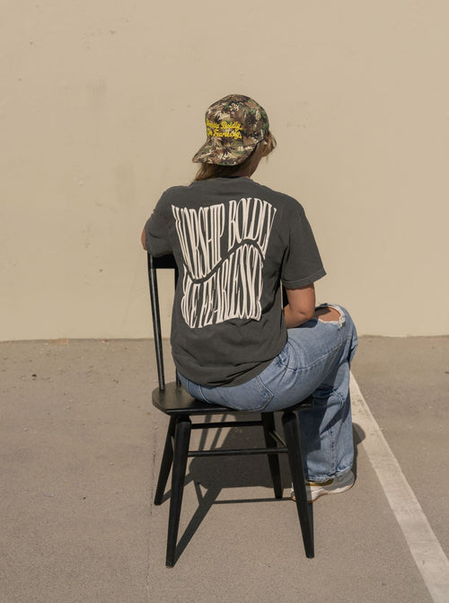 'Worship Boldly Live Fearlessly' Puff Print Tee