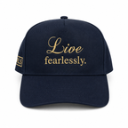 Live Fearlessly Hat - Navy