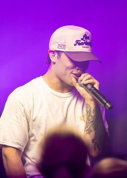 'Live Fearlessly' Cream Hat