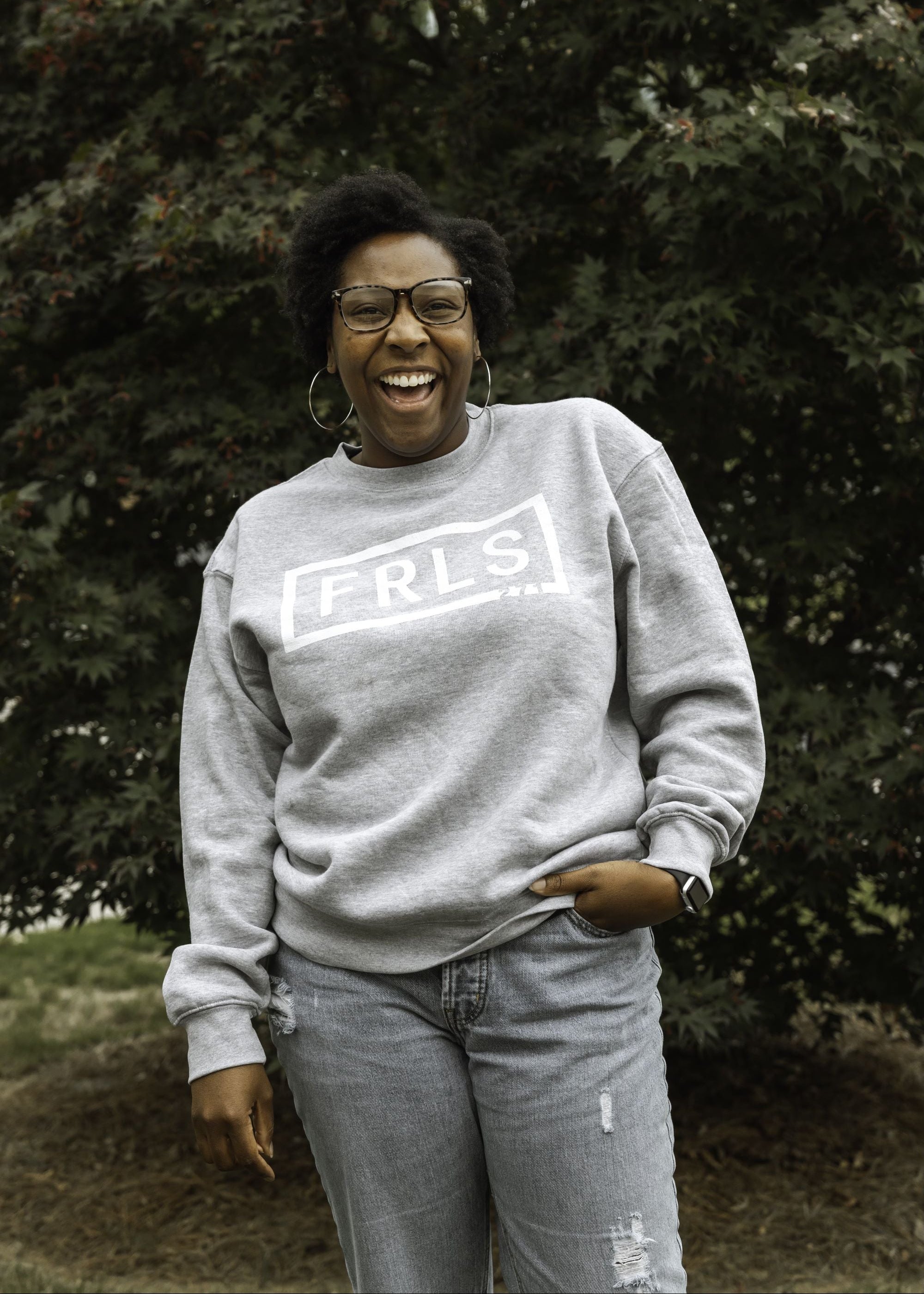 FRLS271 Classic Gray Crewneck