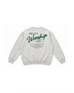 Worship Club Crewneck - Grey