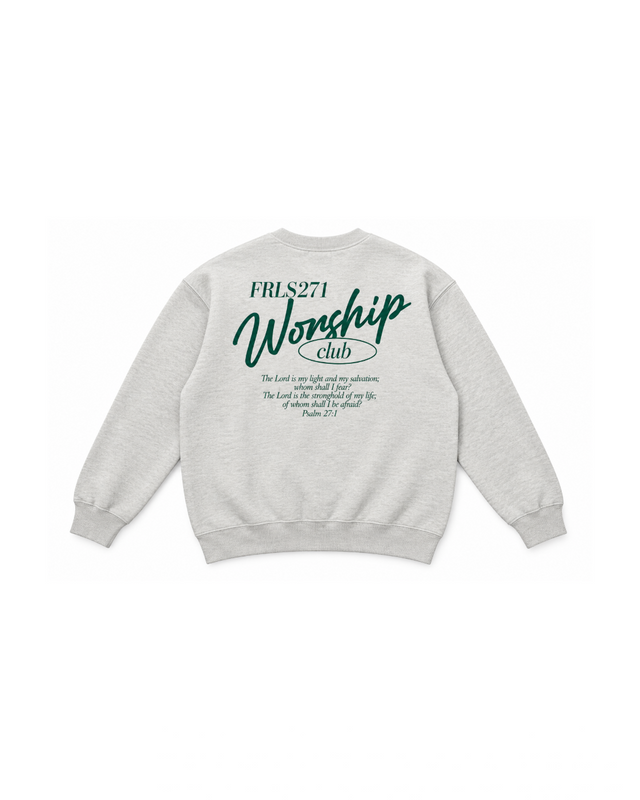 Worship Club Crewneck - Grey