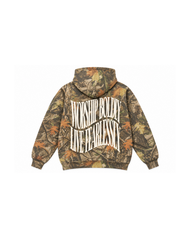 Worship Boldly Puff Print Hoodie