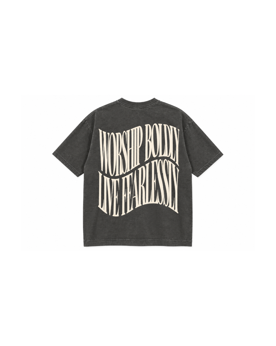 'Worship Boldly Live Fearlessly' Puff Print Tee