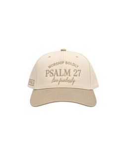 Psalm 27 Hat - Cream
