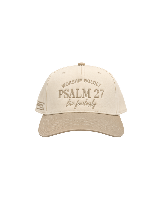 Psalm 27 Hat - Cream