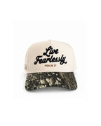 'Live Fearlessly' Camo Hat