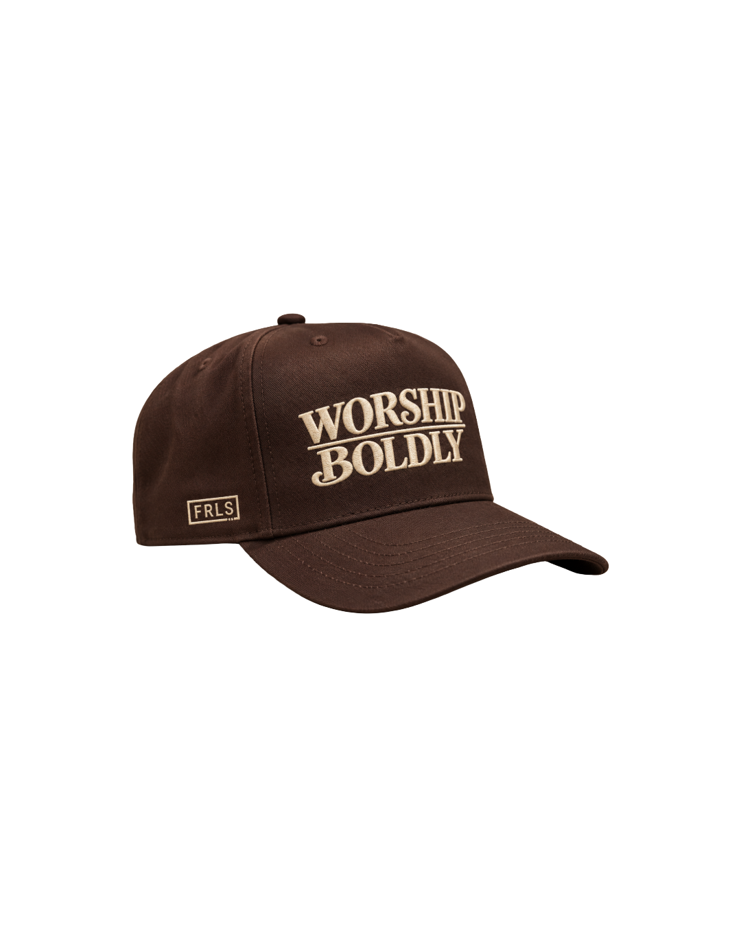 Worship Boldly Hat - Brown