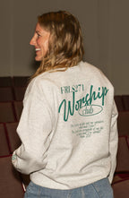 Worship Club Crewneck - Grey