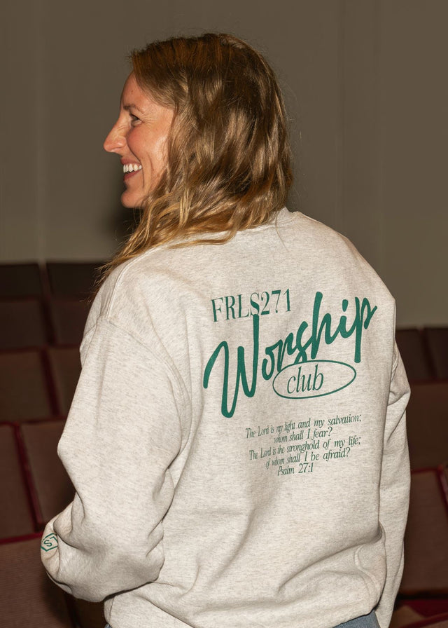 Worship Club Crewneck - Grey