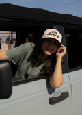 'Live Fearlessly' Cream Hat