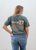Psalm 27 Green Tee